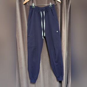 Figs Purple Jam Uman Relaxed High Waisted Joggers XS